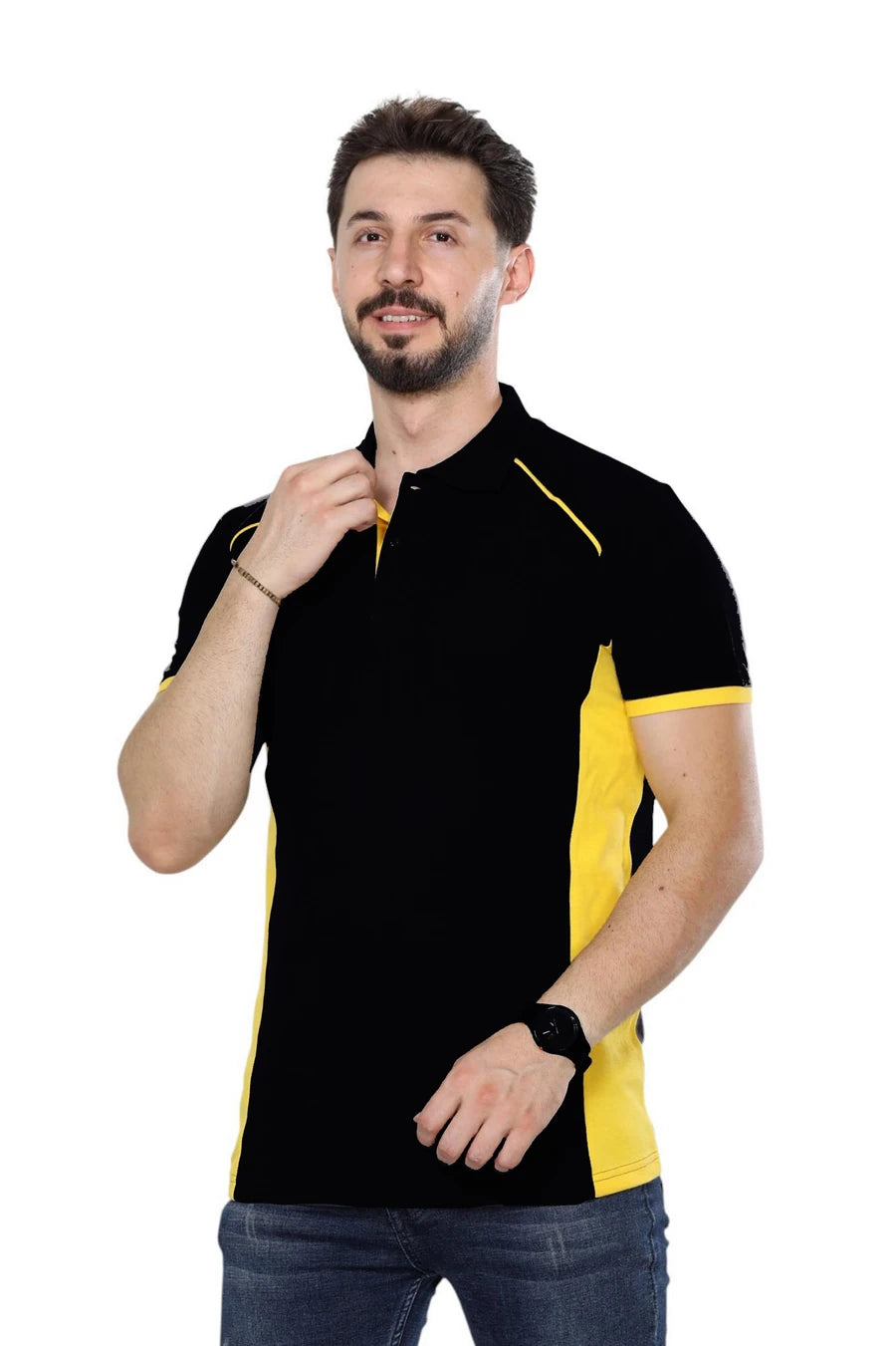 VIP Modelli Unisex Polo Yaka Tshirt