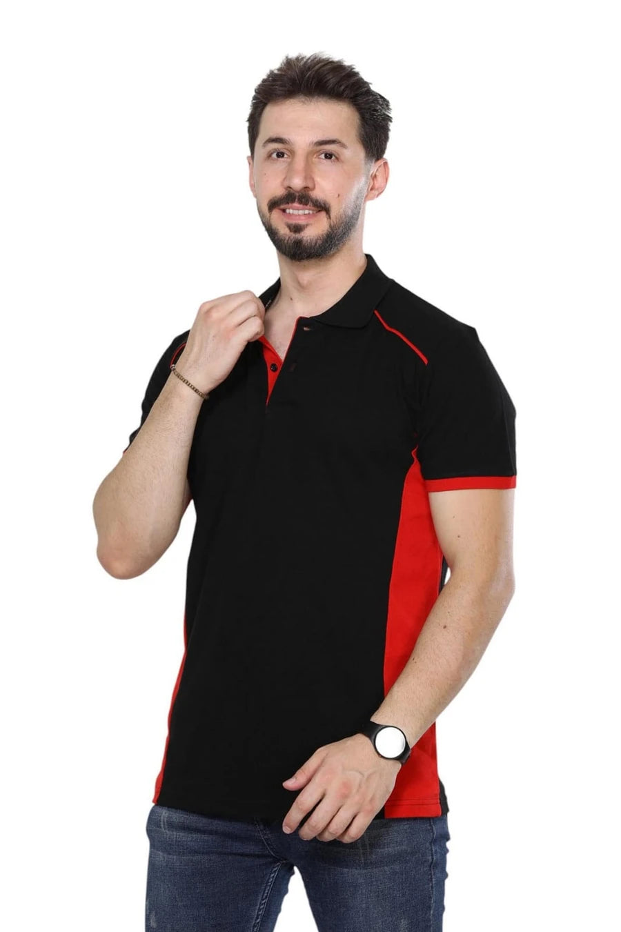 VIP Modelli Unisex Polo Yaka Tshirt