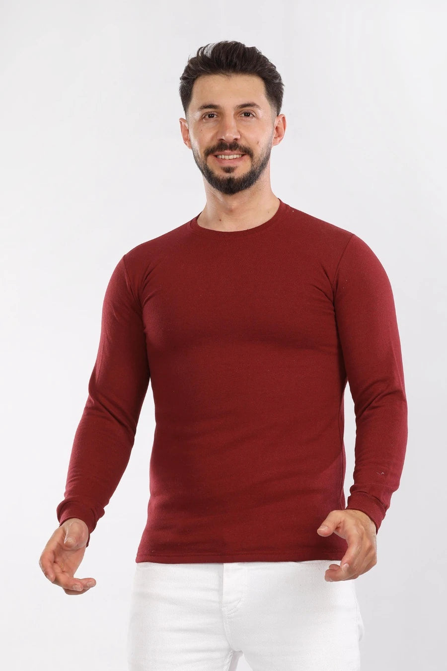 VIP 2 İplik Bisiklet Yaka Sweat