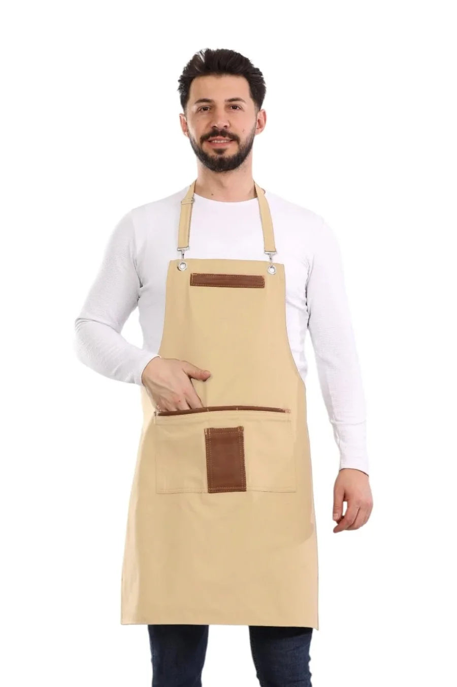 Gabardin Barista Önlük