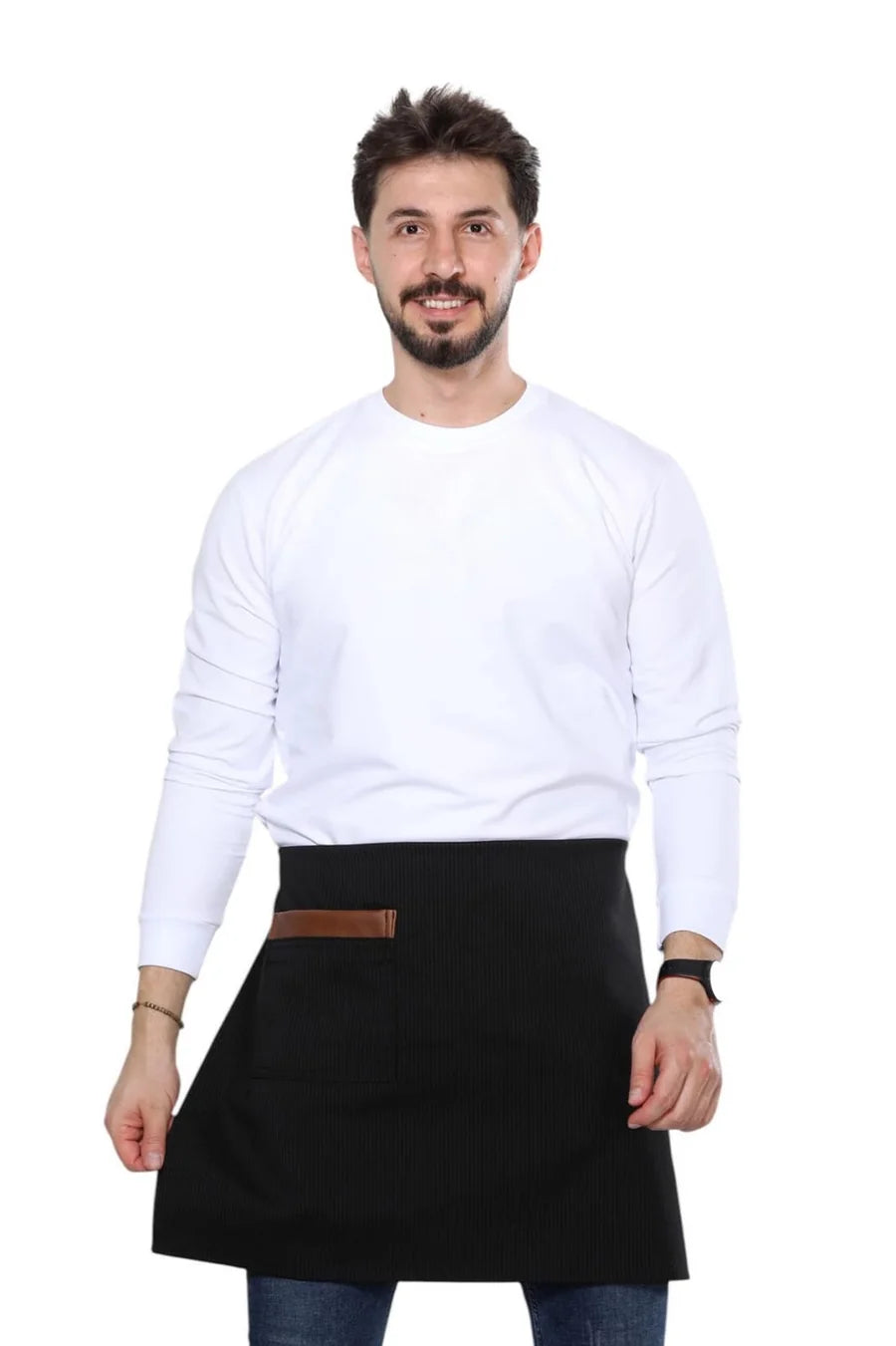 Dokuma Kumaş Garson Önlük