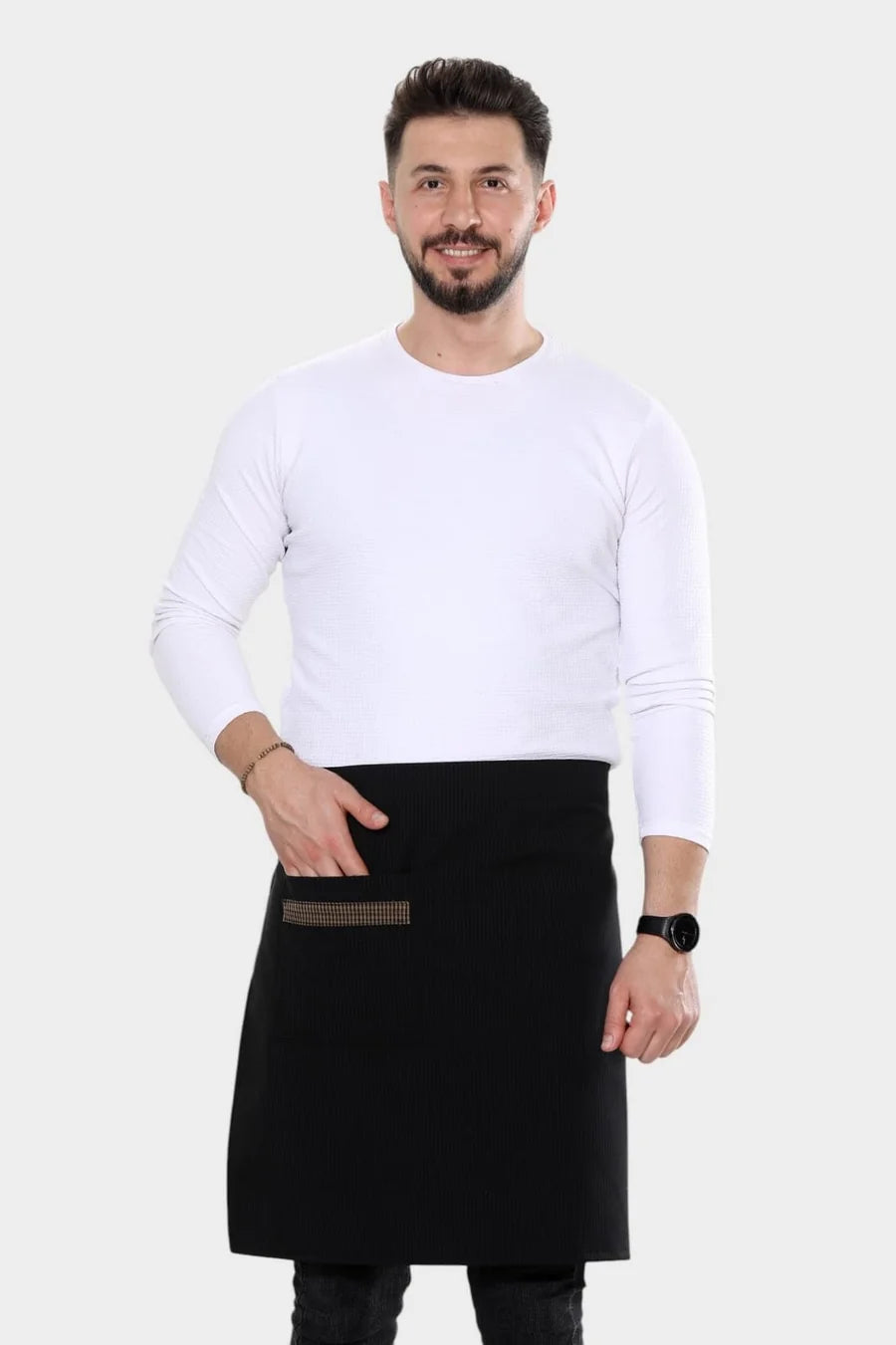 Dokuma Kumaş Garson Önlük