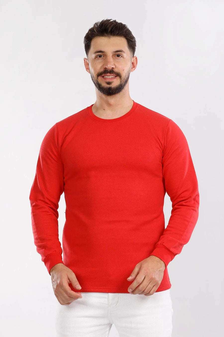 VIP 2 İplik Bisiklet Yaka Sweat