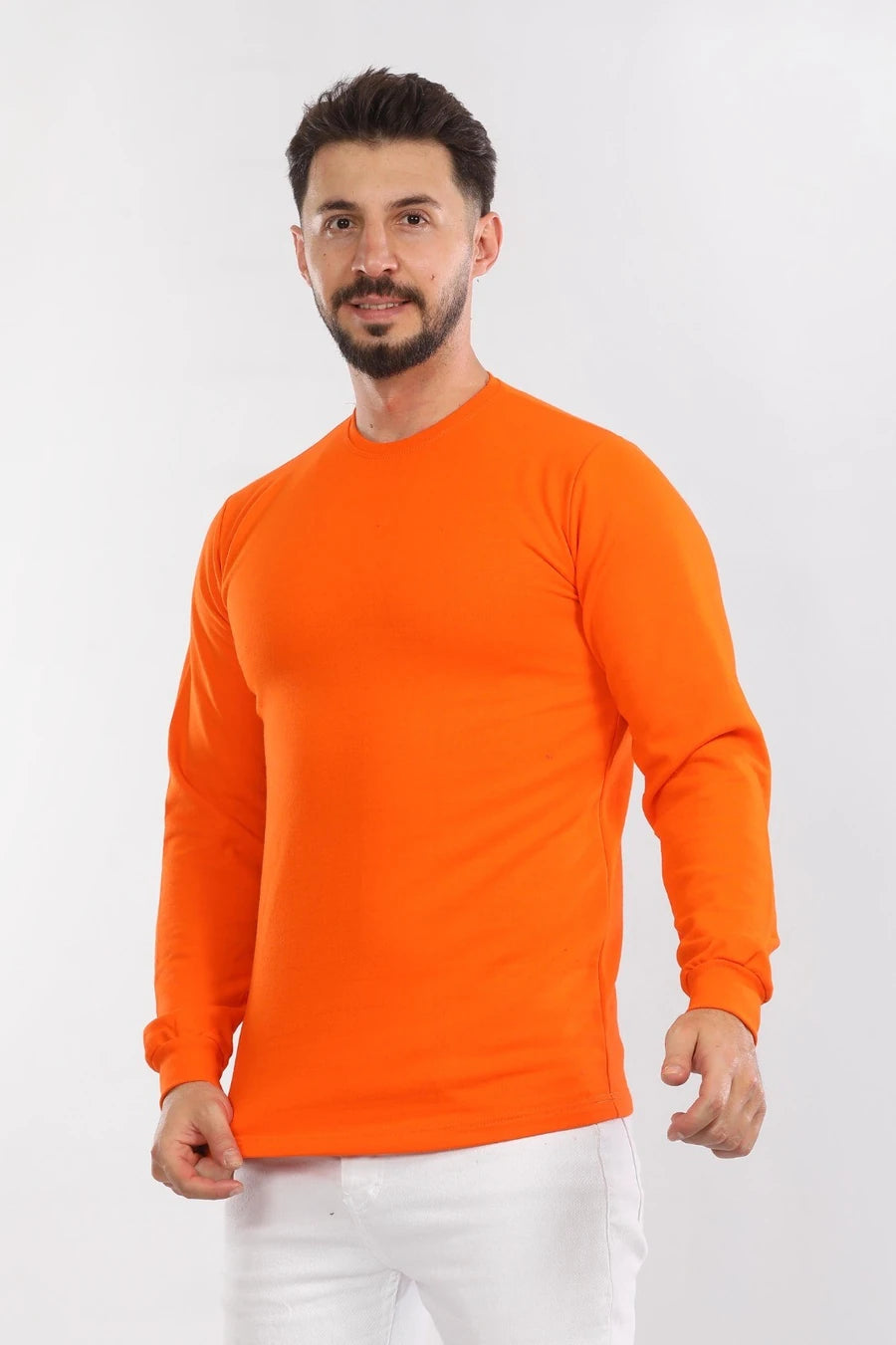 VIP 2 İplik Bisiklet Yaka Sweat