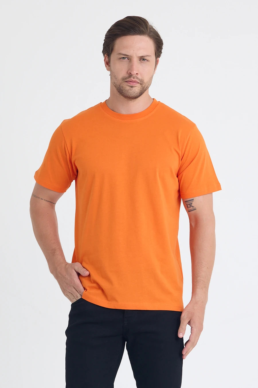 24/1 VIP Bisiklet Yaka Unisex Basic Tshirt